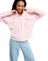 The Roxy Womens Destination Surf Hoodie in Pink Lavender