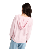 The Roxy Womens Destination Surf Hoodie in Pink Lavender
