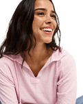 The Roxy Womens Destination Surf Hoodie in Pink Lavender