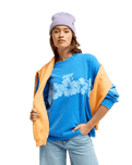 The Roxy Womens Eastside Midweight Sweatshirt in Super Sonic