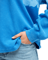 The Roxy Womens Eastside Midweight Sweatshirt in Super Sonic