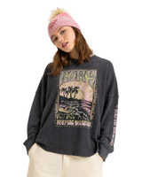 The Roxy Womens Eastside Midweight Sweatshirt in Phantom