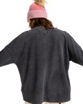 The Roxy Womens Eastside Midweight Sweatshirt in Phantom