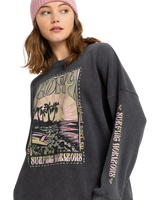 The Roxy Womens Eastside Midweight Sweatshirt in Phantom