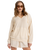 The Roxy Womens Ocean Drive Hoodie in Parchment