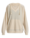 The Roxy Womens Ocean Drive Hoodie in Parchment