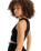The Roxy Womens Rise & Vibe Crop Top in Anthracite