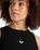 The Roxy Womens Rise & Vibe Crop Top in Anthracite
