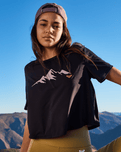 The Roxy Womens Boundless Spirit 2 T-Shirt in True Black