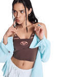 Sunset Drive Halter Vest in French Roast