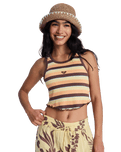 Sunlight Boost Vest in French Roast Hey Day Stripe
