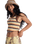 Sunlight Boost Vest in French Roast Hey Day Stripe
