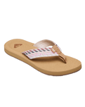 Porto Rope Flip Flops in Natural & Crazy Pink