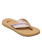 Porto Rope Flip Flops in Natural & Crazy Pink
