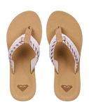 Porto Rope Flip Flops in Natural & Crazy Pink