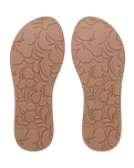 Porto Rope Flip Flops in Natural & Crazy Pink