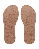 Porto Rope Flip Flops in Natural & Crazy Pink