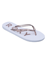 Viva Sparkle Flip Flops in Coconut Milk