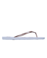 Viva Sparkle Flip Flops in Coconut Milk