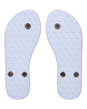 Viva Sparkle Flip Flops in Coconut Milk
