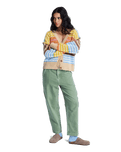Break My Soul Trousers in Oil Green
