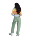 Break My Soul Trousers in Oil Green