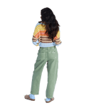 Break My Soul Trousers in Oil Green