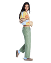 Break My Soul Trousers in Oil Green