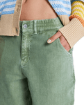 Break My Soul Trousers in Oil Green