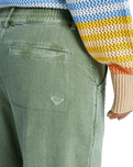 Break My Soul Trousers in Oil Green