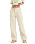 The Roxy Womens Vibrant Air Trousers in Parchment