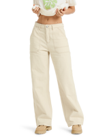 The Roxy Womens Vibrant Air Trousers in Parchment