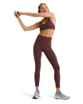 The Roxy Womens Heart Into It Leggings in Huckleberry