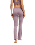 The Roxy Womens Rise & Vibe Boot Leg Leggings in Blackberry Wine