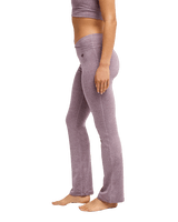 The Roxy Womens Rise & Vibe Boot Leg Leggings in Blackberry Wine