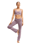 The Roxy Womens Rise & Vibe Boot Leg Leggings in Blackberry Wine