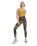 The Roxy Womens Heart Into It Ankle Sport Leggings in Anthracite Big Flowers