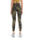 The Roxy Womens Heart Into It Ankle Sport Leggings in Anthracite Big Flowers