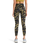 The Roxy Womens Heart Into It Ankle Sport Leggings in Anthracite Big Flowers