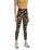 The Roxy Womens Heart Into It Ankle Sport Leggings in Anthracite Big Flowers
