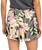The Roxy Womens Lekeitio Break Hi Shorts in Anthracite Palm