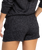 The Roxy Womens Saturdaze Cosy Shorts in Anthracite