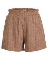 The Roxy Womens Souvenirs Chaser Shorts in Portobella Flower Eyelet