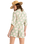 The Roxy Womens Lekeitio Break High Printed Shorts in Basil Party Waves