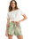 The Roxy Lekeitio Printed Shorts in Foam Green Coastal | Available at Anns Cottage
