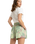 The Roxy Lekeitio Printed Shorts in Foam Green Coastal | Available at Anns Cottage