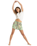 The Roxy Lekeitio Printed Shorts in Foam Green Coastal | Available at Anns Cottage