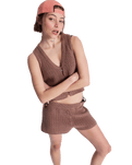 Beach Bungalow Walkshorts in Brownie