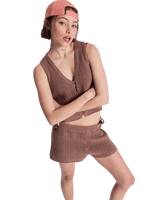 Beach Bungalow Walkshorts in Brownie