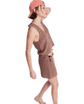 Beach Bungalow Walkshorts in Brownie